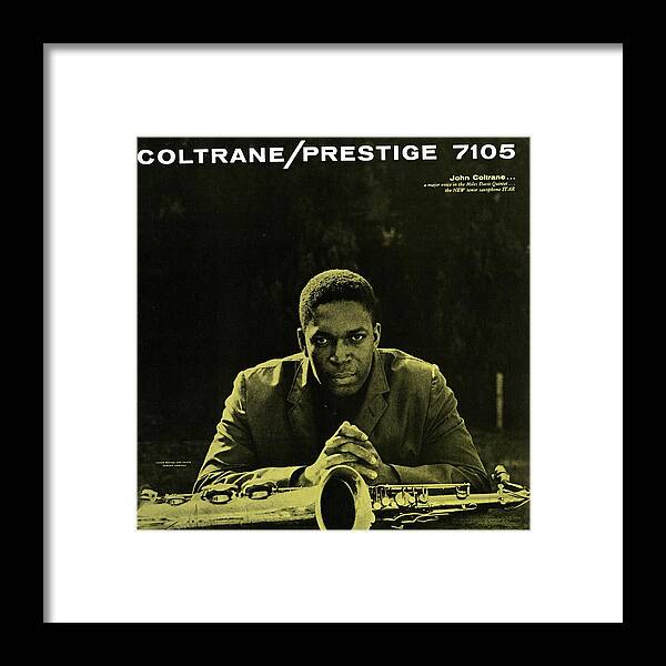 Jazz Framed Print featuring the digital art John Coltrane - Coltrane by Concord Music Group