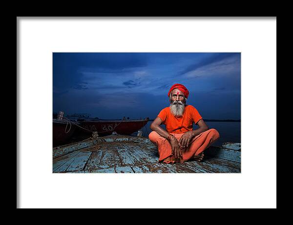 Documentary Framed Print featuring the photograph Journey Of Life #1 by Fadhel Almutaghawi