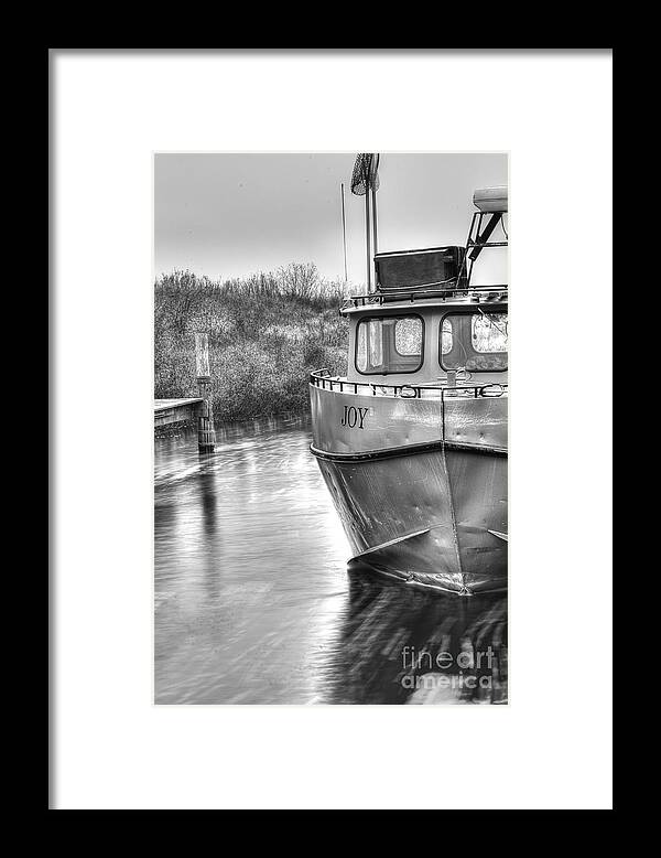 Joy Framed Print featuring the photograph Joy in Leland #1 by Twenty Two North Photography