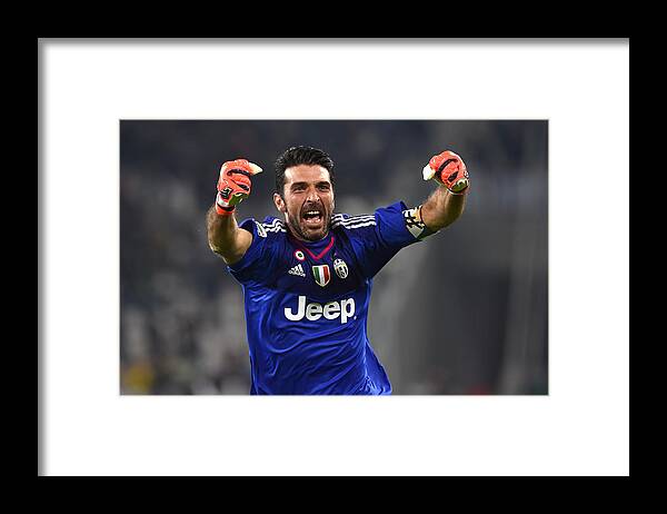 People Framed Print featuring the photograph Juventus FC v Torino FC - Serie A #1 by Valerio Pennicino
