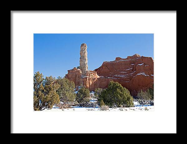 Afternoon Framed Print featuring the photograph Kodachrome Basin #1 by Fred Stearns