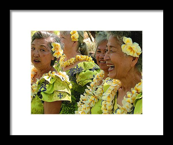 James Temple Framed Print featuring the photograph Living Aloha by James Temple