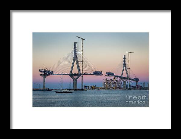 Andalucia Framed Print featuring the photograph La Pepa Bridge Cadiz Spain #1 by Pablo Avanzini
