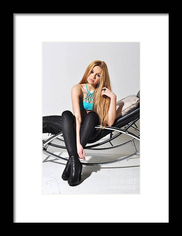 Yhun Suarez Framed Print featuring the photograph Liuda14 #1 by Yhun Suarez