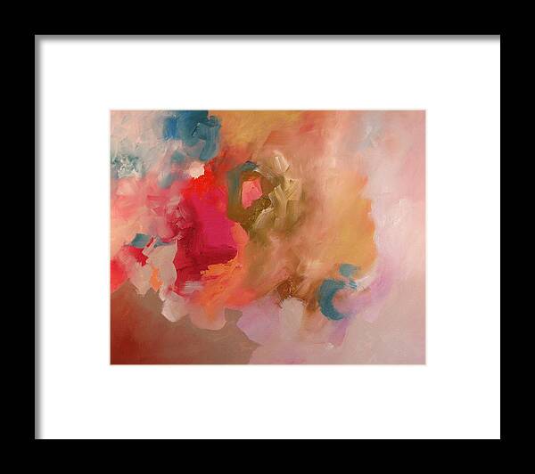 Art Framed Print featuring the painting Lost Symphony #1 by Linda Monfort