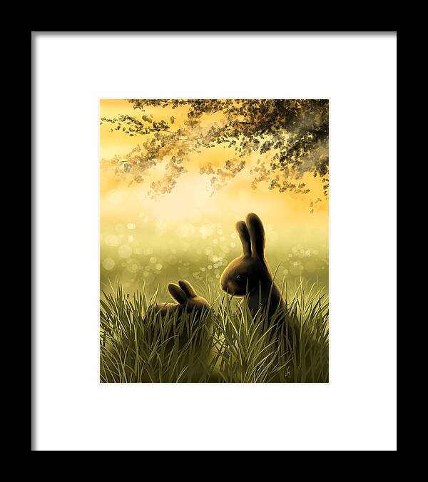 Love Framed Print featuring the painting Love #1 by Veronica Minozzi
