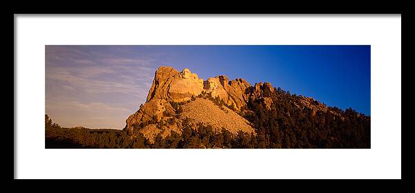 Photography Framed Print featuring the photograph Low Angle View Of A Monument, Mt #1 by Panoramic Images