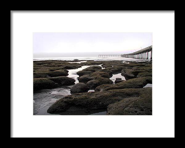 Seascape Framed Print featuring the photograph Low Tide #1 by Brian Gilna