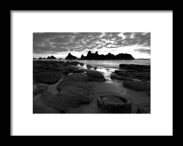 Beach Framed Print featuring the photograph Low Tide #1 by Larry Goss