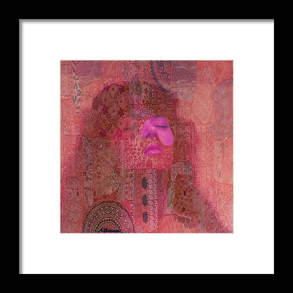 Self Portrait Framed Print featuring the digital art Lucy Lucid #1 by Kim Prowse