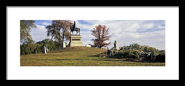 Photography Framed Print featuring the photograph Major General Winfield Scott Hancock #1 by Panoramic Images