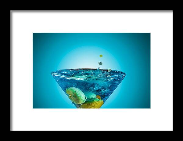 Abstract Framed Print featuring the photograph Martini by Peter Lakomy