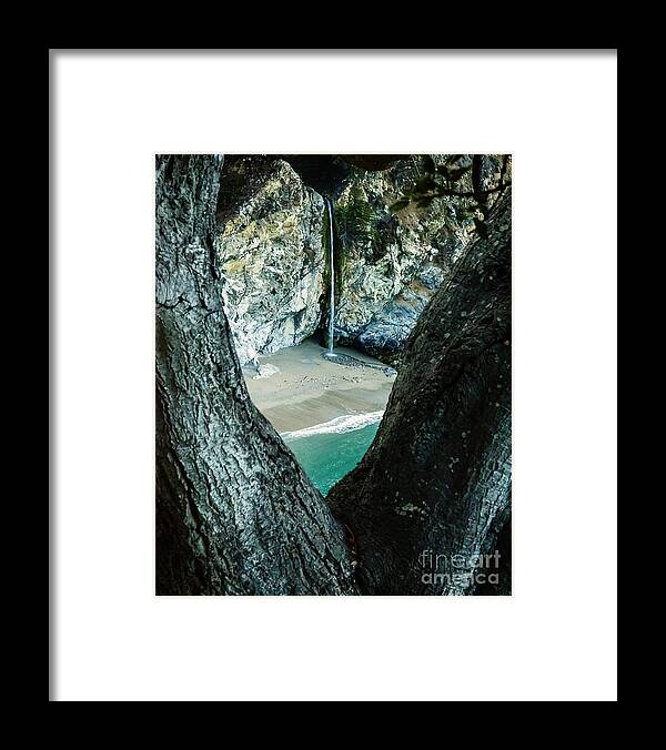 Mcway Falls Framed Print featuring the photograph McWay Falls-Big Sur by David Millenheft