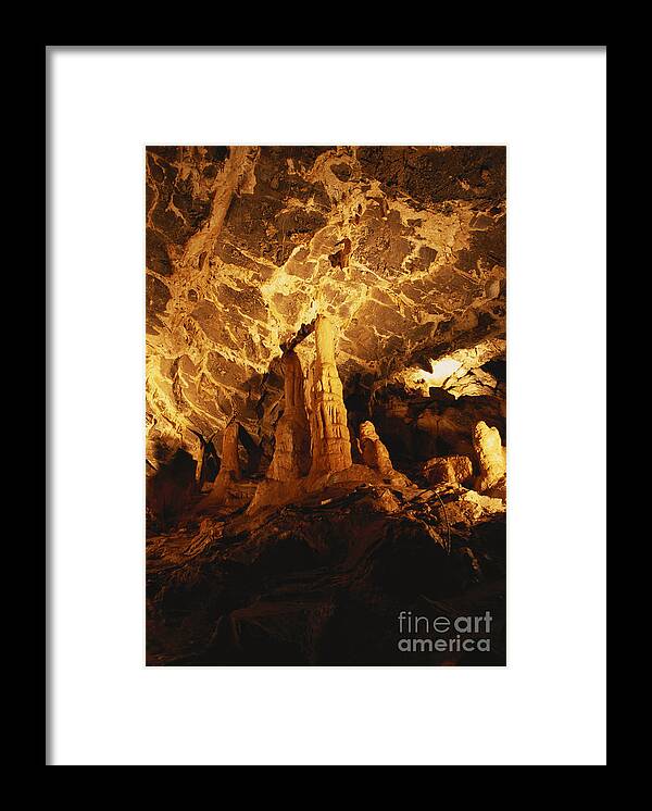 Minnetonka Cave Framed Print featuring the photograph Minnetonka Cave by William H. Mullins