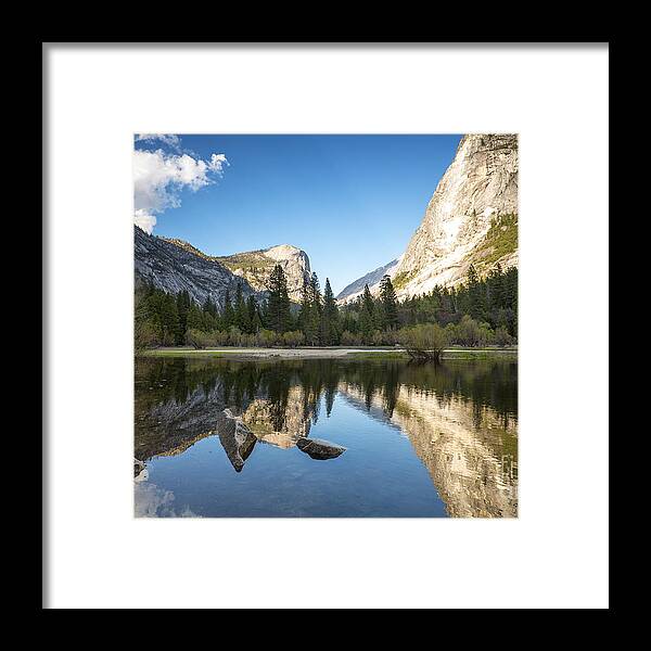 America Framed Print featuring the photograph Mirror Lake Yosemite #1 by Jane Rix