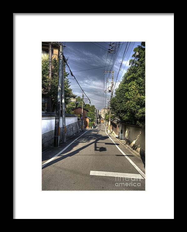 Kyoto Framed Print featuring the photograph Morning in Kyoto #1 by David Bearden