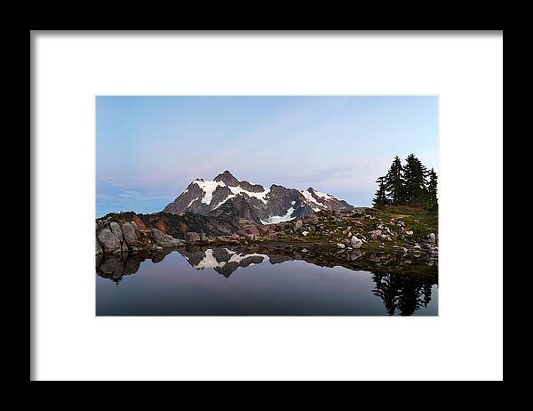 Alpine Framed Print featuring the photograph Mount Shuksan by Michael Russell
