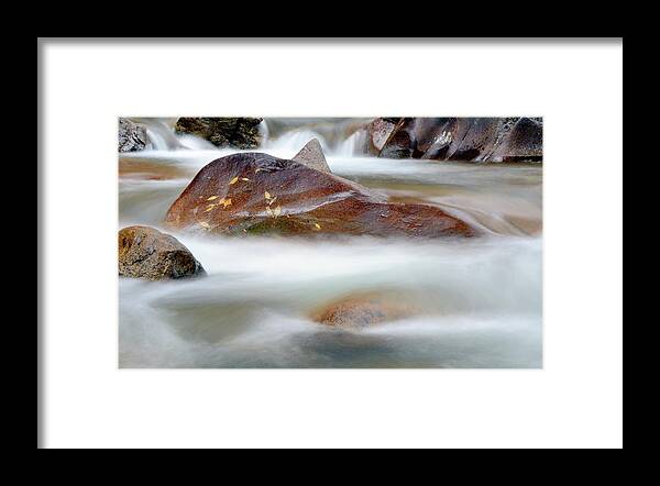 Extreme Terrain Framed Print featuring the photograph Mountain Stream, St. Vrain Canyon #1 by Rivernorthphotography