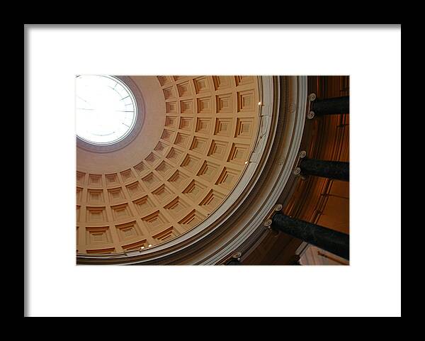 Washington Framed Print featuring the photograph National Gallery of Art Dome by Kenny Glover