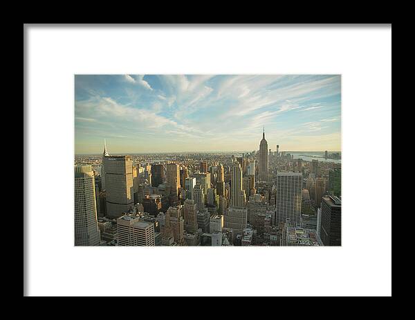 Lower Manhattan Framed Print featuring the photograph New York City Xxxl #1 by Bezov