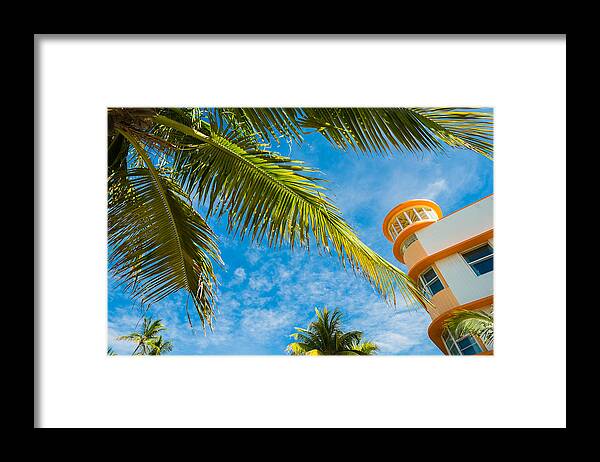 Architecture Framed Print featuring the photograph Ocean Drive by Raul Rodriguez