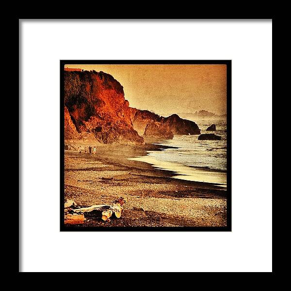Summer Framed Print featuring the photograph Oregon Coast #1 by Jill Battaglia