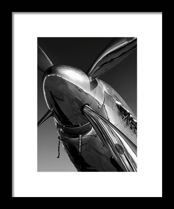 P51 Framed Print featuring the photograph P-51 Mustang by John Hamlon