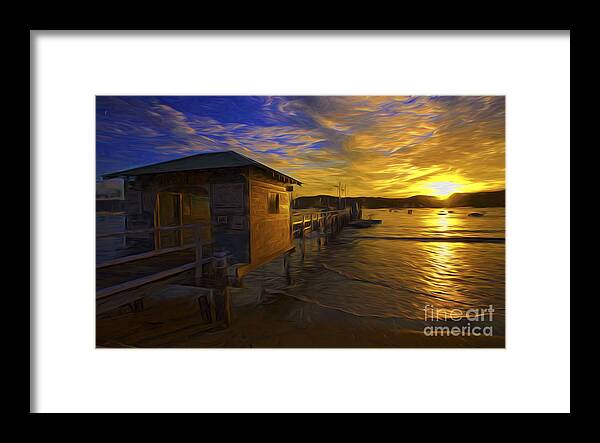 Palm Beach Framed Print featuring the photograph Palm Beach sunset by Sheila Smart Fine Art Photography