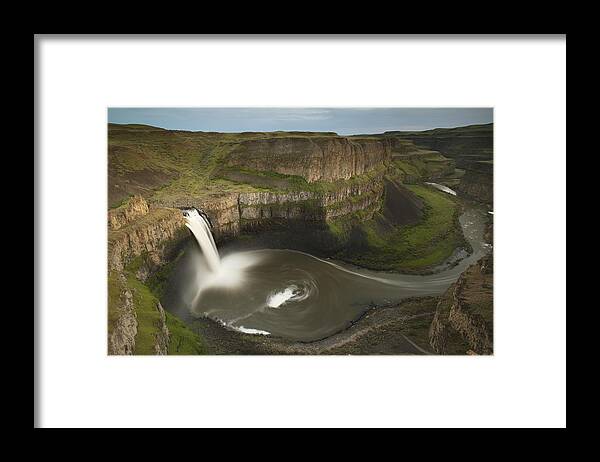 Feb0514 Framed Print featuring the photograph Palouse Falls Washington #1 by Kevin Schafer
