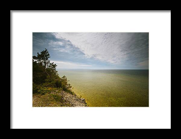 Photography Framed Print featuring the photograph Panga Cliff, Kuressaare, Saaremaa #1 by Panoramic Images