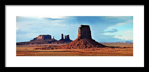 Tranquility Framed Print featuring the photograph Panorama Of North Window Area Monument #1 by Utah-based Photographer Ryan Houston