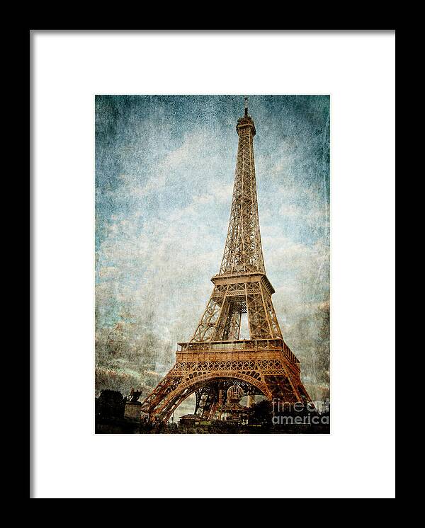 Paris Framed Print featuring the photograph Eiffel Tower, Paris, France by Jelena Jovanovic