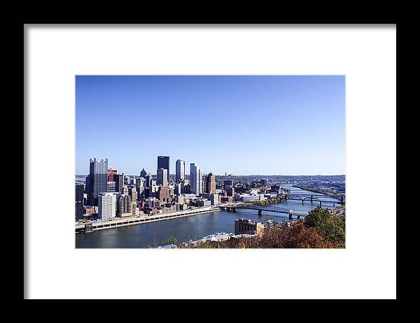 Pittsburgh Framed Print featuring the photograph Pittsburgh South by Michelle Joseph-Long