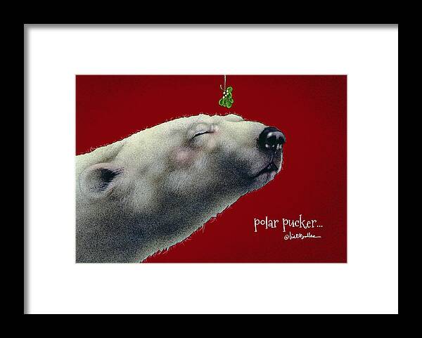 Will Bullas Framed Print featuring the painting Polar Pucker... #2 by Will Bullas