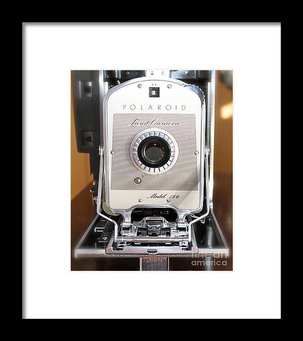 Polaroid Framed Print featuring the photograph Polaroid Land Camera #1 by Pamela Walrath