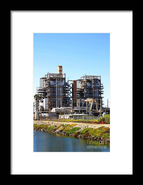 Air Framed Print featuring the photograph Power Plant #1 by Henrik Lehnerer