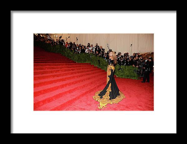 People Framed Print featuring the photograph Punk Chaos To Couture Costume Institute #1 by Dimitrios Kambouris
