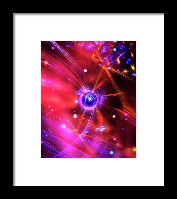 Nobody Framed Print featuring the photograph Quantum Particles #1 by Richard Kail