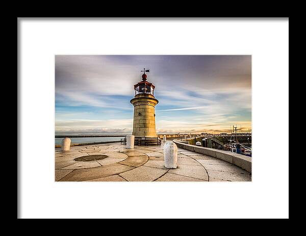 Ramsgate Framed Print featuring the photograph Ramsgate lighthouse #1 by Ian Hufton