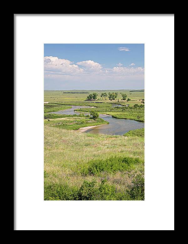 North Loup River Framed Print featuring the photograph River In The Nebraska Sandhills #1 by Jim West
