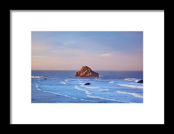 Tide Framed Print featuring the photograph Rock Formations At Low Tide On Bandon #1 by Craig Tuttle / Design Pics