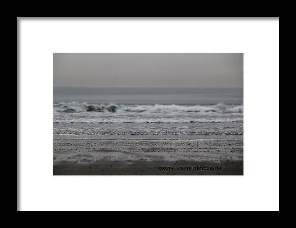 Beach Framed Print featuring the photograph Rolling In #1 by Becca Wilcox