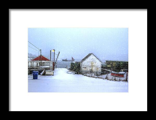 Swanson Collection Framed Print featuring the photograph Safe Harbor Maine 2 #1 by Brenda Giasson
