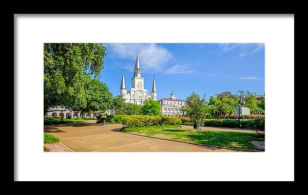 Architecture Framed Print featuring the photograph Saint Louis Cathedral #1 by Raul Rodriguez