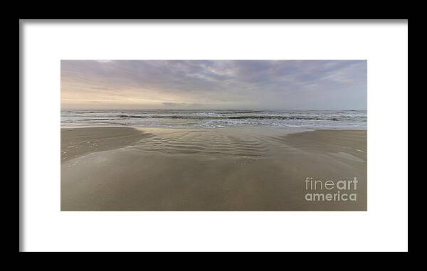 Cape San Blas Framed Print featuring the photograph Salinas Park Beach on Cape San Blas #1 by Twenty Two North Photography
