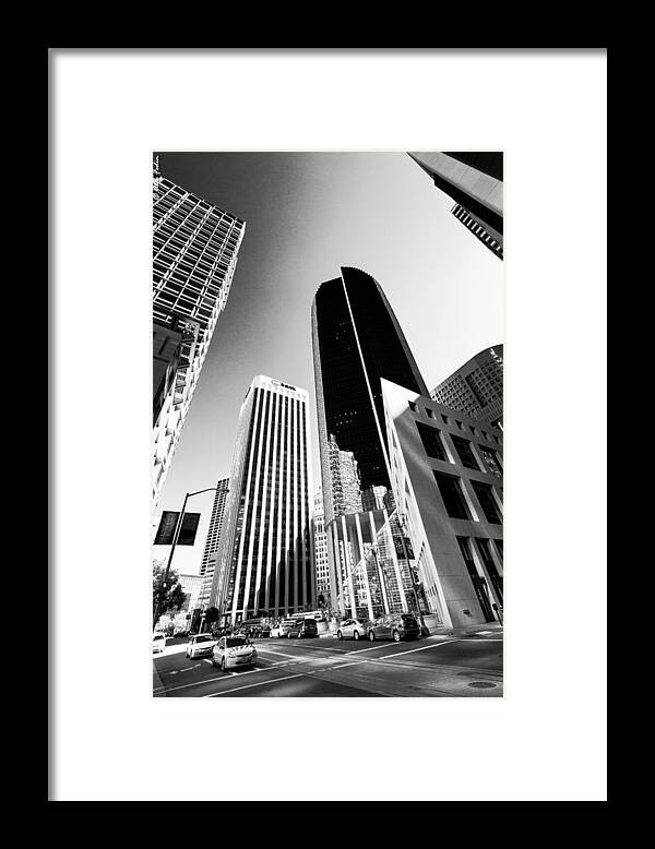 California Framed Print featuring the photograph San Francisco City Downtown #1 by Alexander Fedin