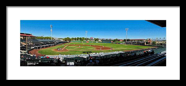 Scottsdale Framed Print featuring the photograph Scottsdale Stadium #2 by C H Apperson