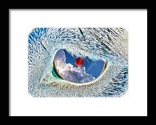  Animals Paintings Photographs Photographs Framed Print featuring the photograph Seeing things #1 by Mayhem Mediums