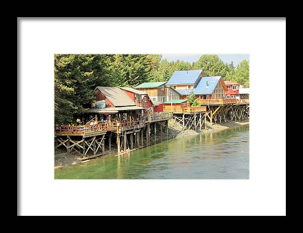 Seldovia Alaska Framed Print featuring the photograph Seldovia Alaska #1 by Lisa Dunn