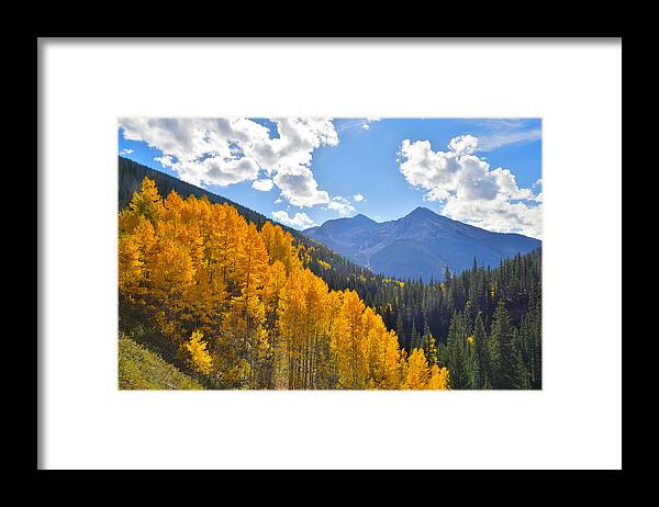 Colorado Framed Print featuring the photograph Silverton Fall Colors #2 by Ray Mathis